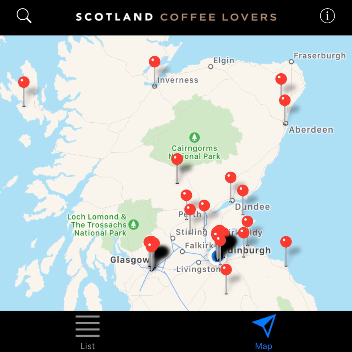 Find over 110 of #Scotland's best indy specialty #coffee shops with our free app 📲 &amp; blog #Eyemouth to #Inverness #Udny to #Carbost 👏🏽☕️💪🏾