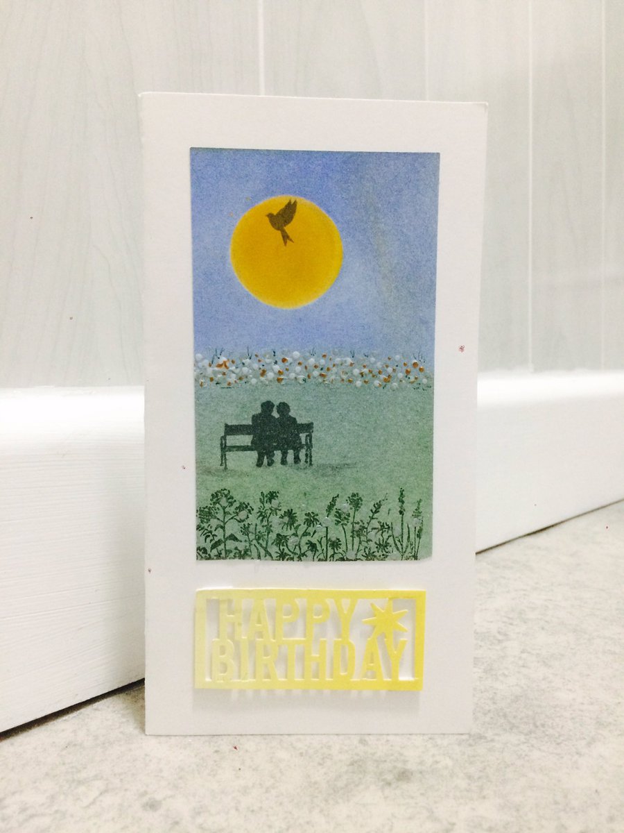 cardcreativity's tweet image. Birthday card🎉blank inside