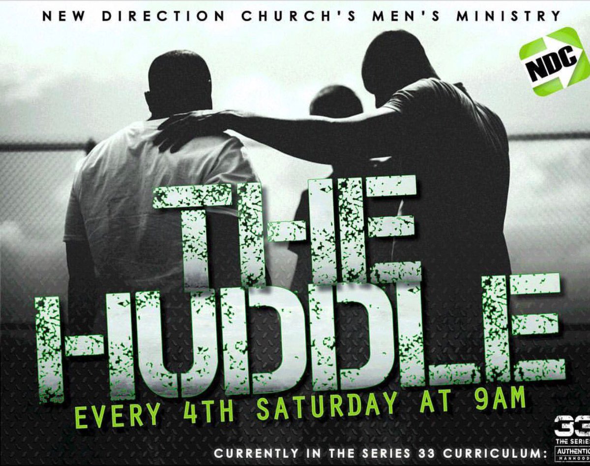 ndcbetterlife's tweet photo. Calling all Men! Be sure to stop by The Huddle this morning at 9 AM at New Direction Church! Food, Fellowship, and Bonding. https://t.co/vc3p9SZdUj