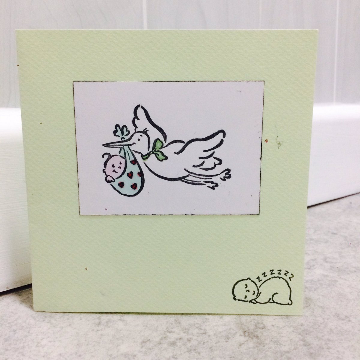 cardcreativity's tweet image. New baby👶🏼 Perfect for any gender blank inside.