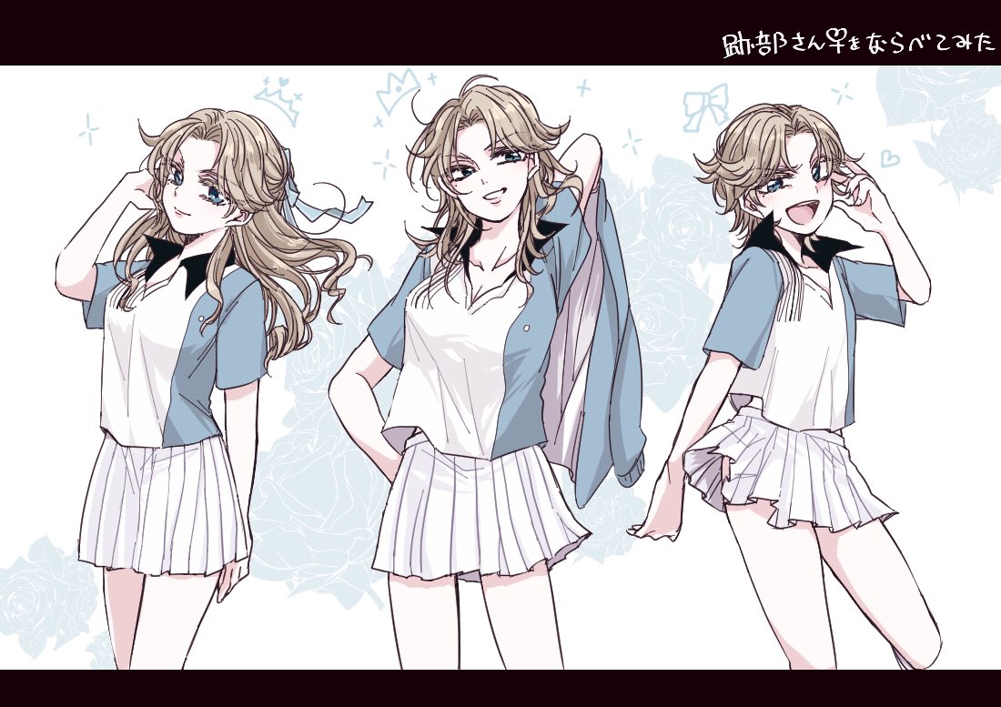 女体化跡部さん♀が大好きすぎるので3タイプご用意してみた♀♡♀にょたべ祭り♀♡♡一番人気はどの跡部さん♀かねえ🤔💕 