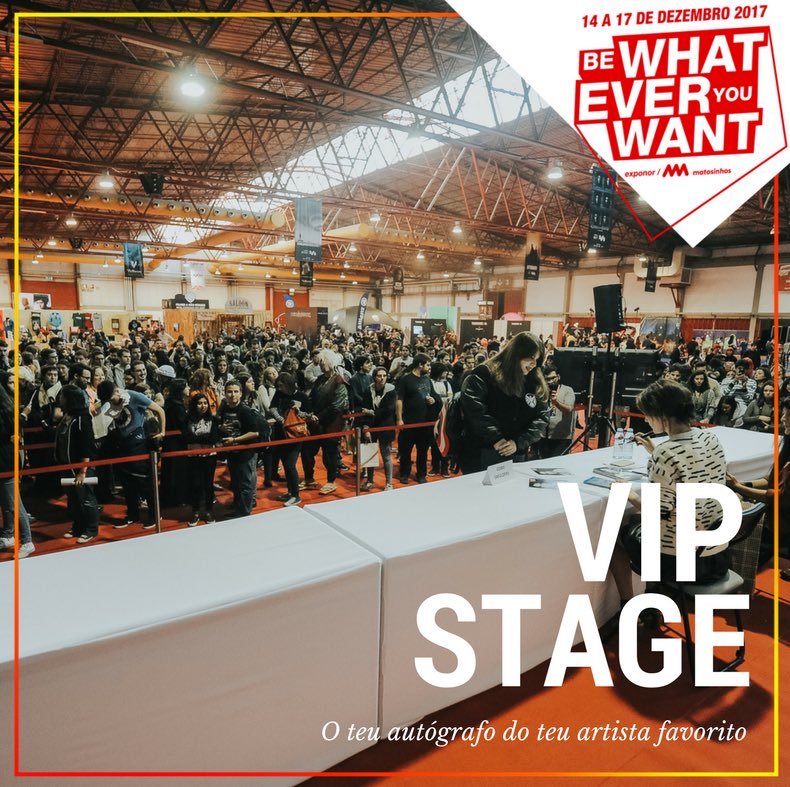 Comic_Con_PT's tweet photo. 📝Queres um autógrafo do teu artista preferido?! O VIP Stage é o sitio certo para ti!
#CCPT #VIPSTAGE #BEAFAN https://t.co/2KP6u4oNEr