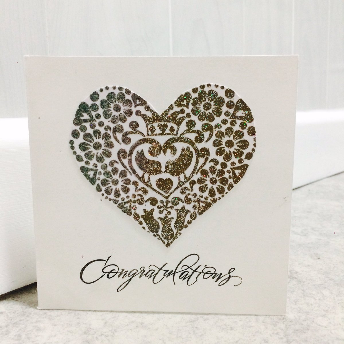 cardcreativity's tweet image. Another congratulation card👍🏻 again bank inside.