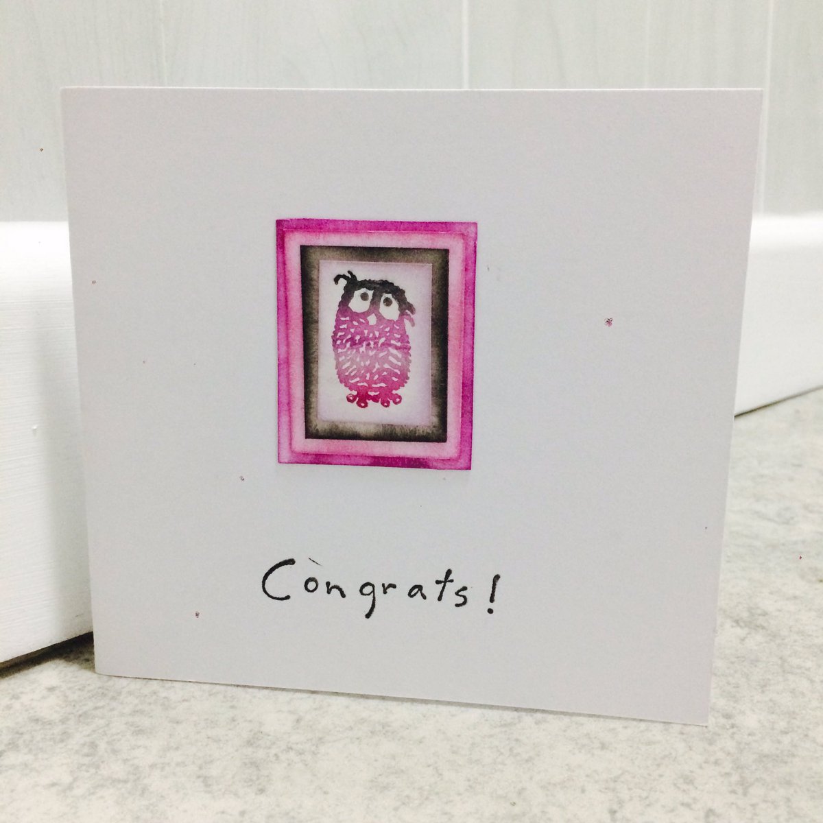 cardcreativity's tweet image. 🦉🦉🦉cute owl congratulation cards.