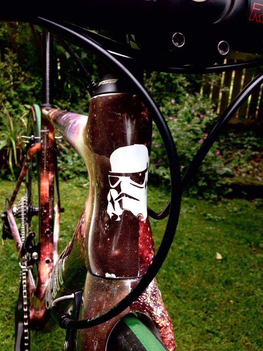 Back with a bang . . a Big Bang! Star Wars Bike Looking out-of-this-world!