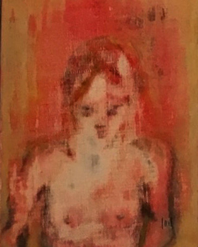 HLecot's tweet photo. La fugitive. Nudité. HST, 33x22cm. Travail sur le négatif. #lecot #hlecot #artcollector #woman #trace #fugitive #artwork #contemporaryart https://t.co/1IWA8XzfSn