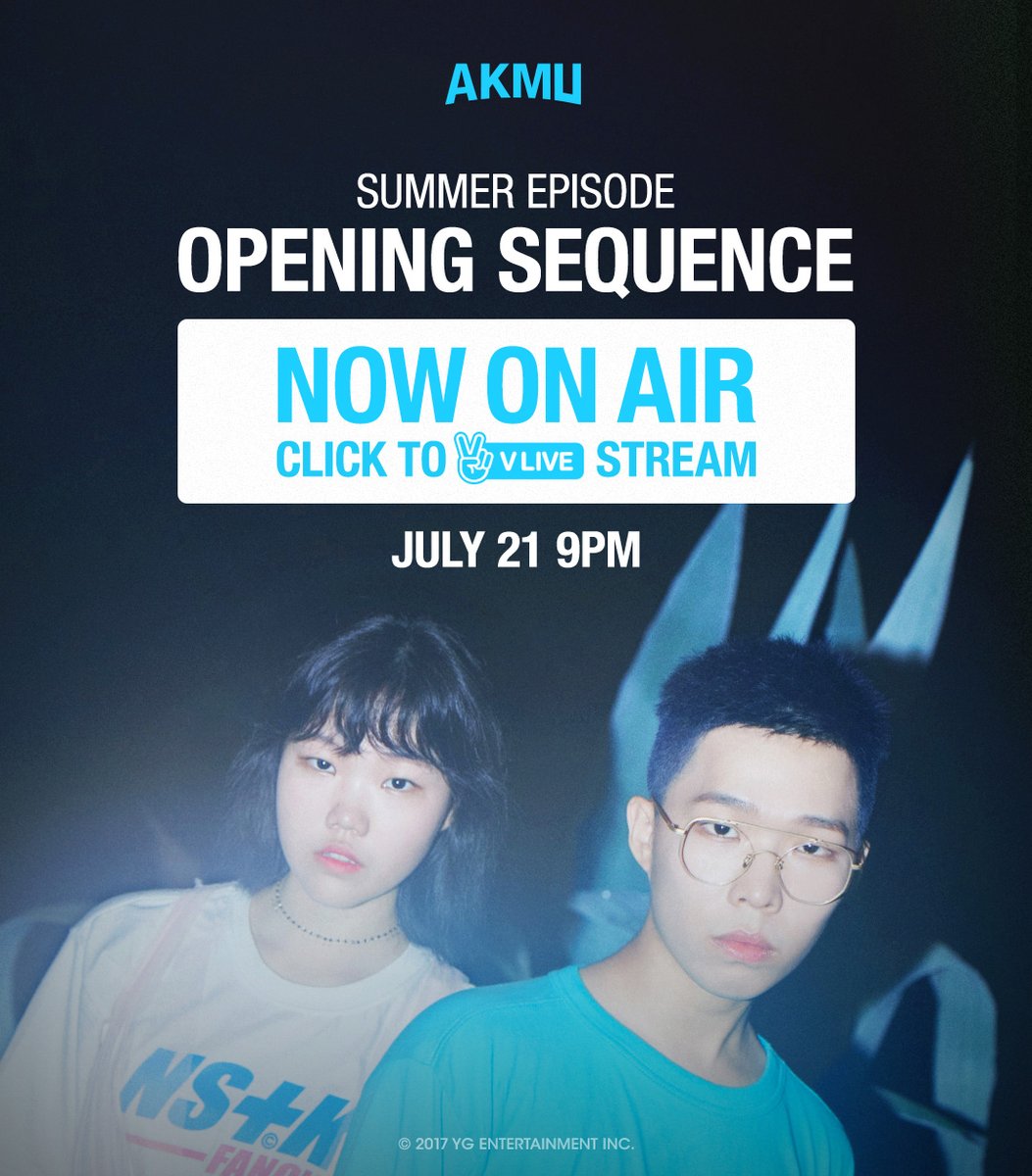 YGE_AKMU's tweet photo. [AKMU - 'SUMMER EPISODE' OPENING SEQUENCE]
originally posted by https://t.co/vafoaqhsXI 
#악뮤 #악동뮤지션 #SUMMEREPISODE #VLIVE #20170721 #9PM #YG https://t.co/6EzVg1yV0W