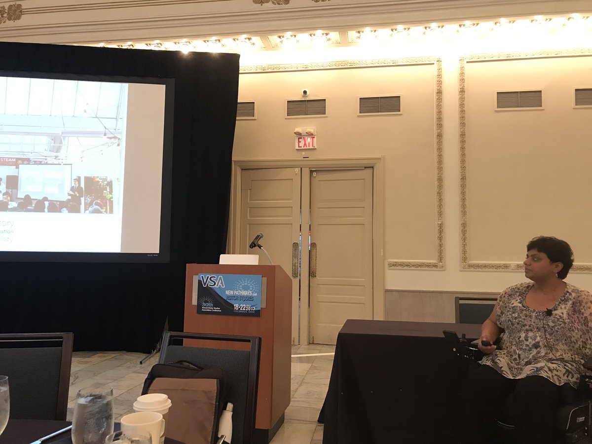 kkiehl's tweet photo. Sathya from @theSTEAMfactory takes us home with final keynote of #VSAconf https://t.co/MgRUli9Cid