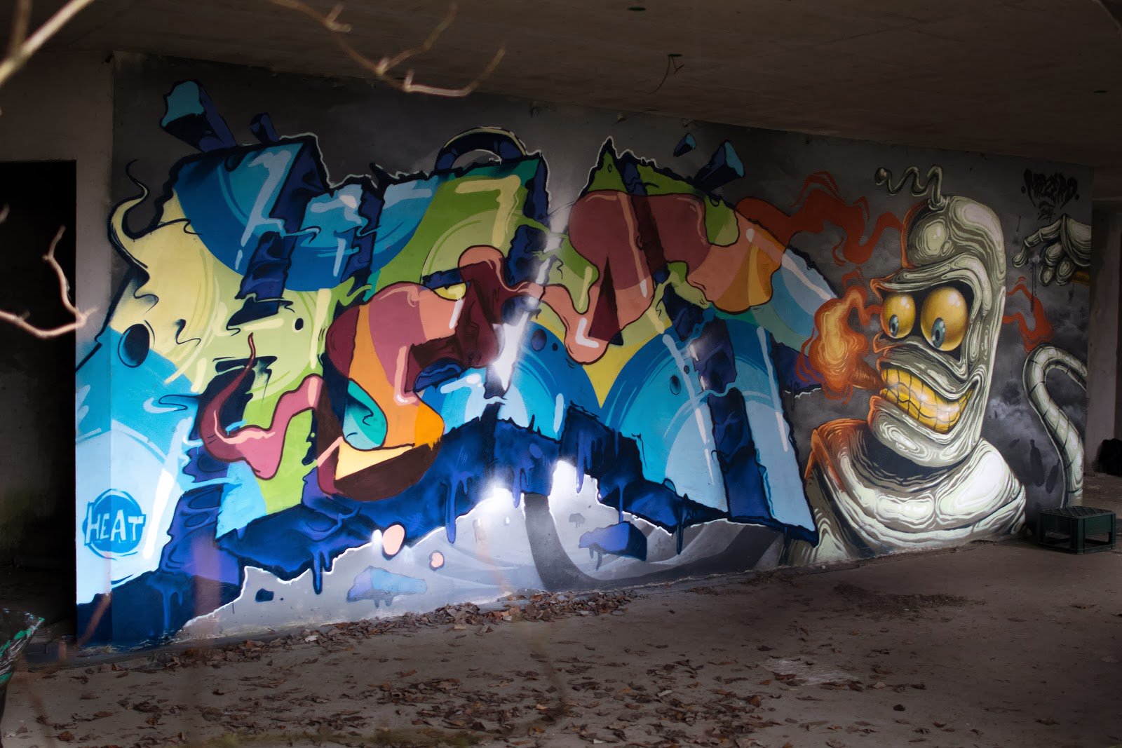 Graffiti Футурама.