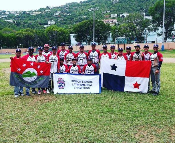 slbws's tweet photo. Congratulations to our Latin America team from Pequeñas Ligas De Aguadulce, Panamá City! #SLBWS #LLWS #RoadtoEasley https://t.co/kOZPluk7Wg