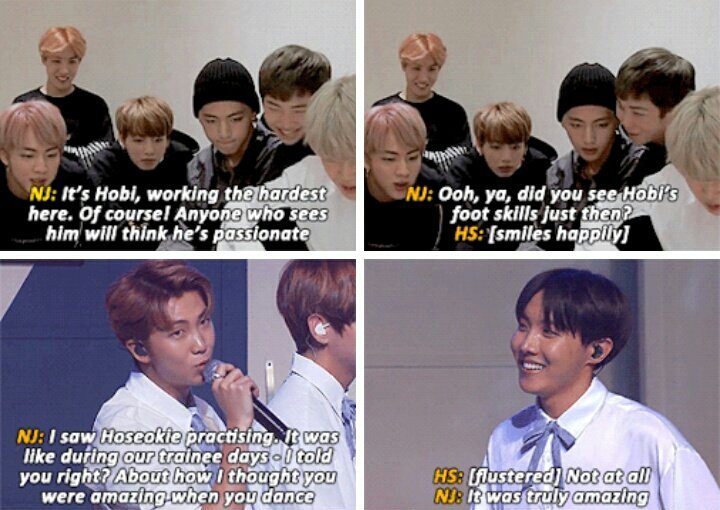 vmineverse's tweet photo. confirmed: Namjoon is a Hoseok stan https://t.co/zUbZP7uKSn