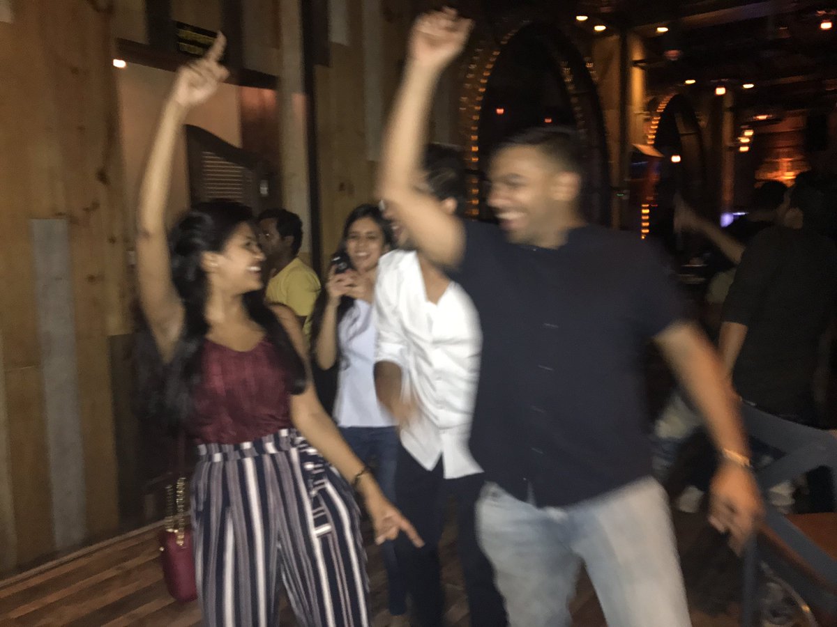 amanjn16's tweet photo. "Bol m tera bhagwan hun" 😂 #CrazyCouple #RockingNumbers #AwesomePlace #Farewell https://t.co/52ht6dGEli