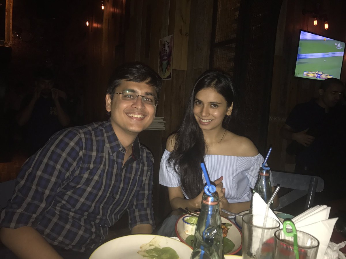 amanjn16's tweet photo. "Bol m tera bhagwan hun" 😂 #CrazyCouple #RockingNumbers #AwesomePlace #Farewell https://t.co/52ht6dGEli