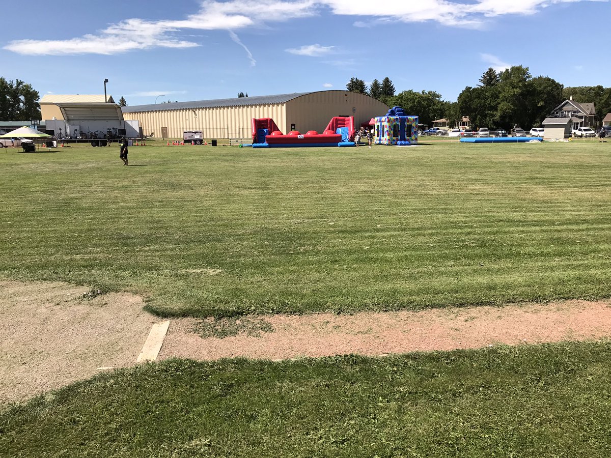 All set up and ready to go in Magrath for Magrath Days! Come get a cool Swirls Ice Cream Treat!