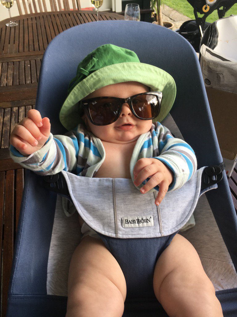 Too cool for school!
(Uncle Chris' handiwork)