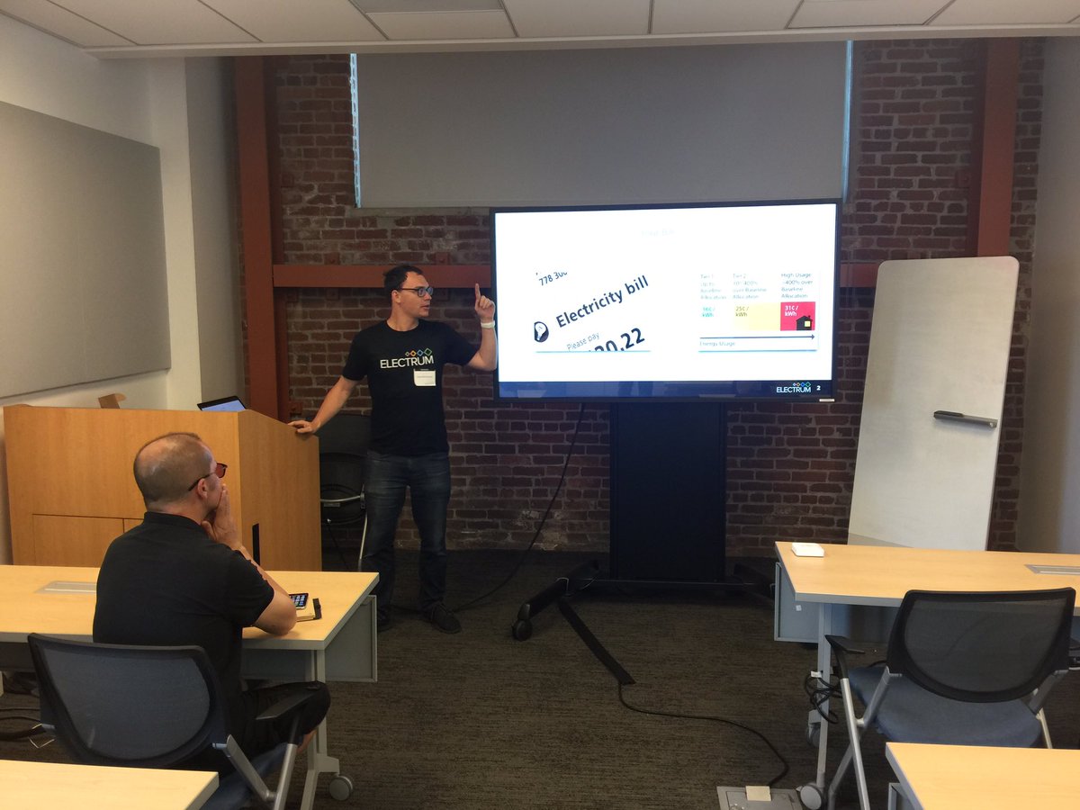 joinElectrum's tweet photo. The Red Group is learning about #EnergyEfficiency from @jcole Founder of @ChaiEnergy https://t.co/7YXzI5TWio