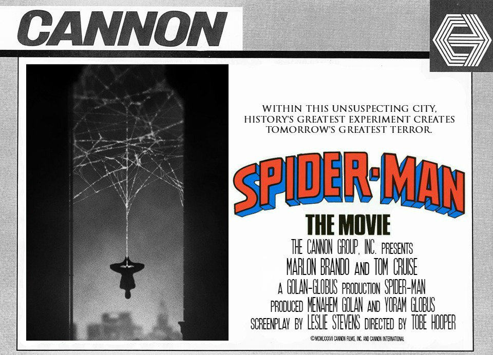 MinddKidzag's tweet photo. Cannon Films' Spider-Man - Fan-Edit Trailer #SpiderMan
https://t.co/8RYBCyeMU5 https://t.co/4OfPk6Ehc9