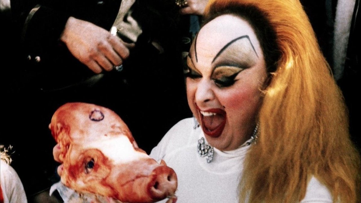 pink flamingos, john waters, 1972. babs johnson is the filthiest person ali...