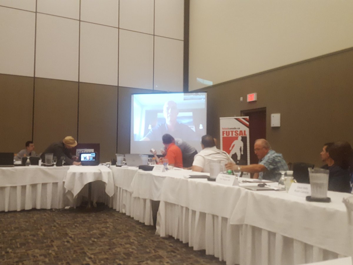 FutsalOttawa's tweet photo. Next guest speaker for @FutsalCanada is the CSA president @CanadaSoccerEN #futsalisnow https://t.co/visQt4IYjM