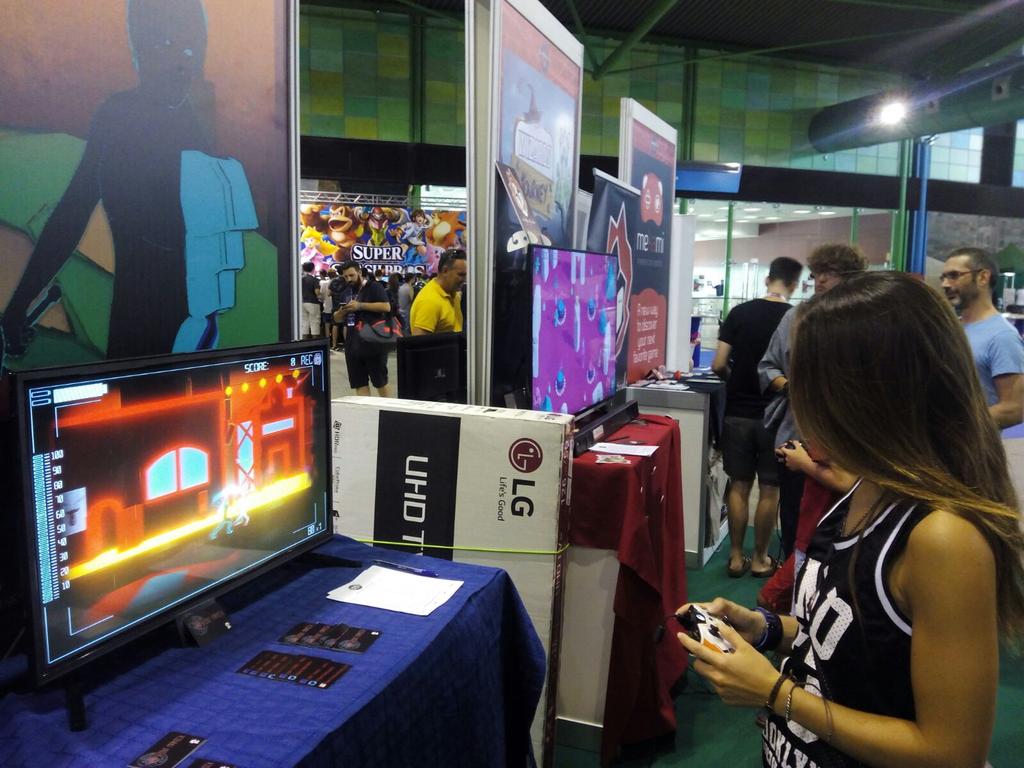 Y seguimos en la zona indie de <a href="/Gamepolis_org/">Gamepolis</a> venid a probar nuestro juego #SaintManick y no os olvidéis de votar.