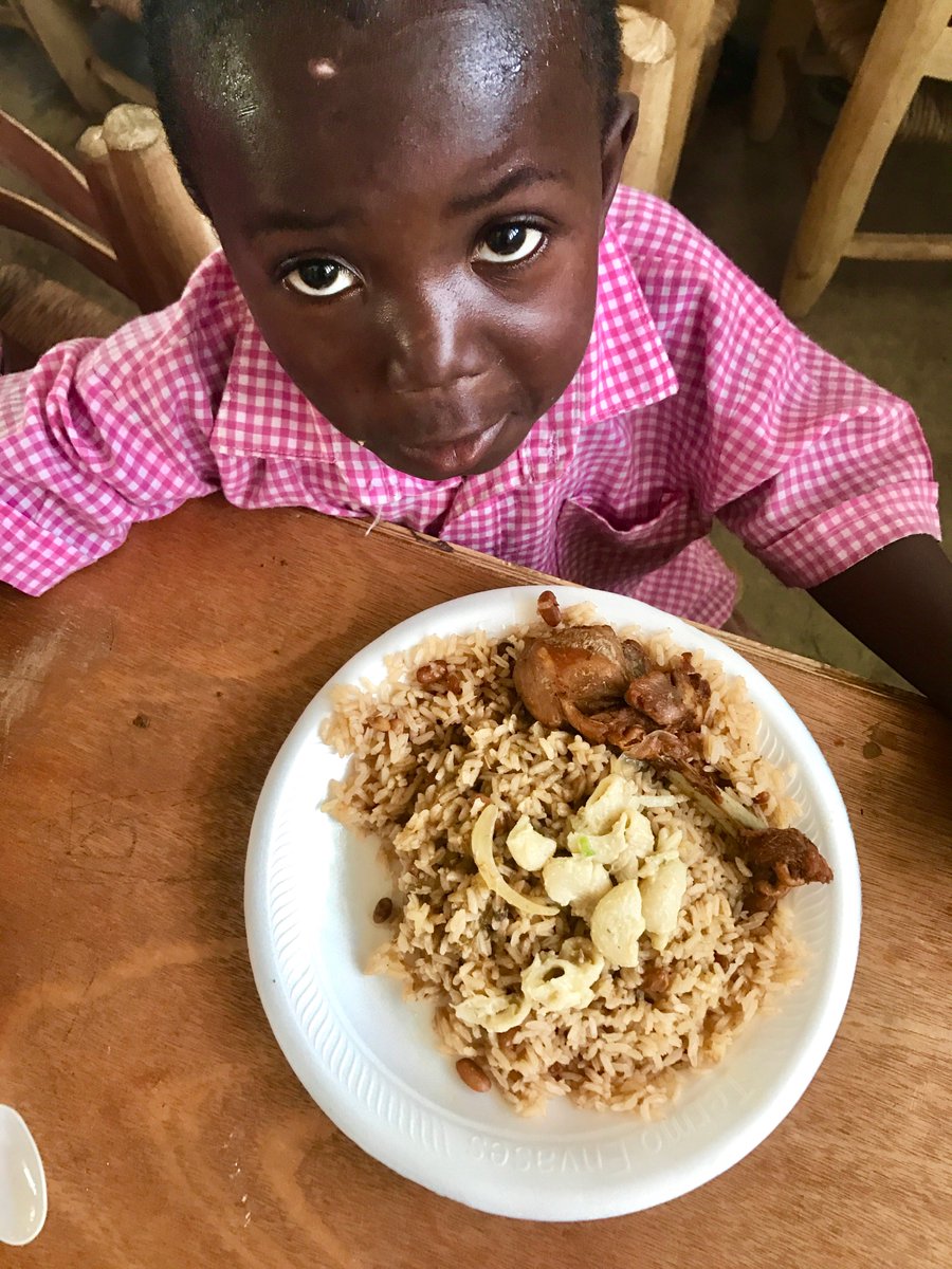 TheRoadToHope's tweet photo. There is nothing more satisfying than watching the students in Nordette eat a meal provided by the RTH! #useonlywhatyouneed https://t.co/rYf6RNOkRm