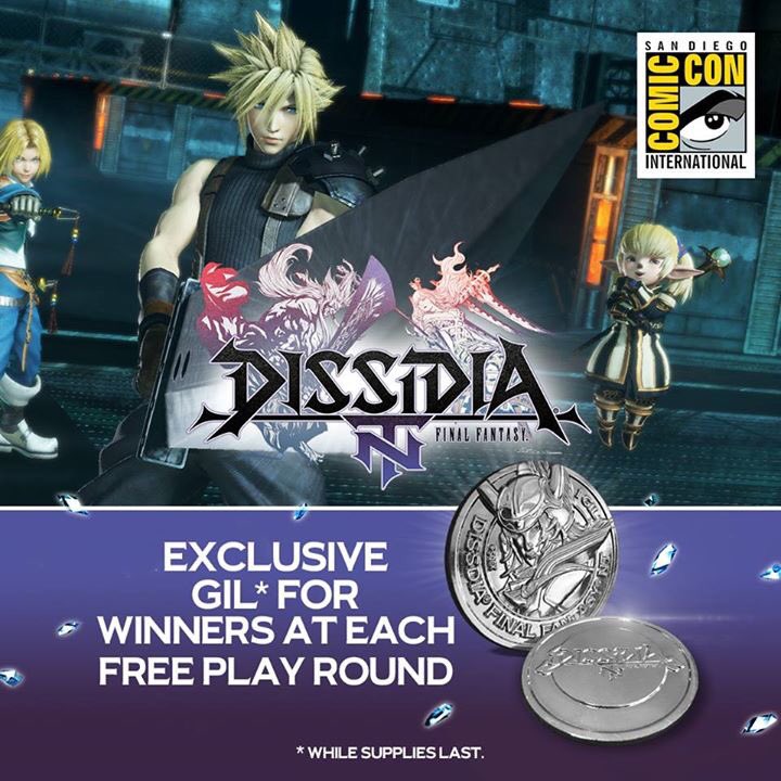 FinalFantasy's tweet photo. Come witness today's Battle Tournament @SquareEnix #SDCC2017 booth #3829! Check the site to see if there are any open spots! https://t.co/JnvsNXYgFI