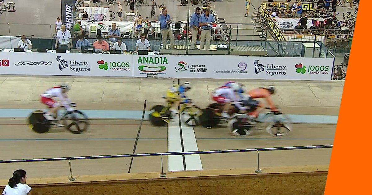 Steffie wordt 2e in de B-finale en daarmee 8e op de Keirin #UEC