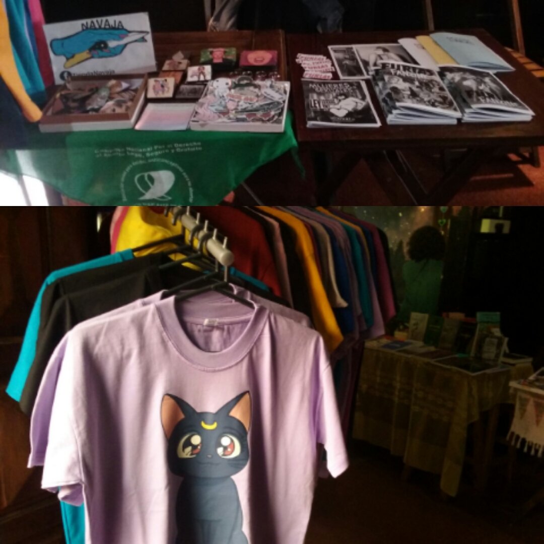 NavajaFandom's tweet photo. YA estamos en #feriaDILDAfeminista
Guardia Vieja 3811, Almagro (Ladran Sancho) Hasta las 19hs. 
Feriamos junto a @revistafurias ✊❤🔪 https://t.co/G8iPzme3pq