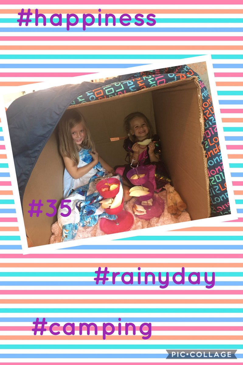 S_V_Edwards's tweet photo. Happiness on rainy days when the new washing machine gets delivered in a big box #35 #insidecamping #50thingstodosummer2017  @ShonetteBason https://t.co/imgcI089Uc