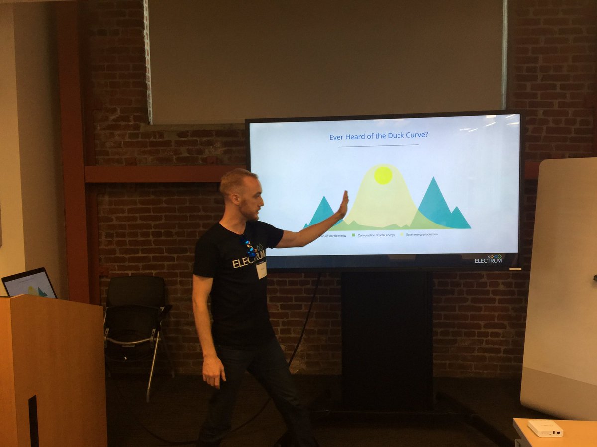 joinElectrum's tweet photo. The Red Group is learning about #HomeEnergyStorage from Joe Hunt from @PickMySolar https://t.co/GgfElFkSD2