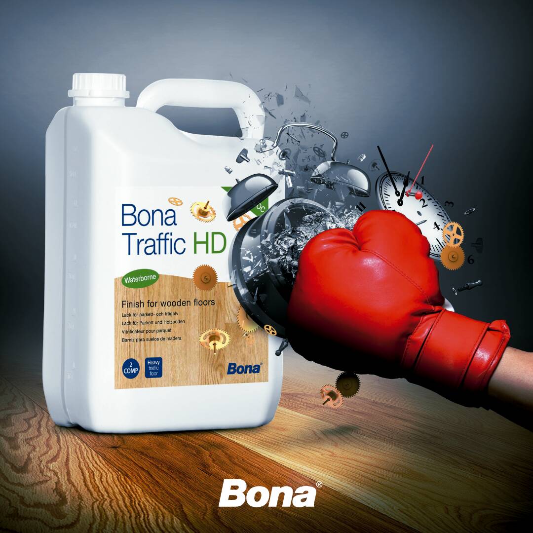 bonaboletin's tweet photo. #BonaTrafficHD tiene un tiempo de secado extremadamente #rápido. El desarrollo del rendimiento garantiza una #protección más rápida. https://t.co/lfX2Jhp53B