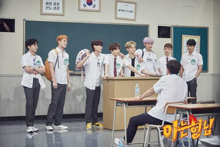 _Kyungsoo_lover's tweet photo. I have no reason to be absent in school if they are my classmates 😂 https://t.co/8dCQb6dEas