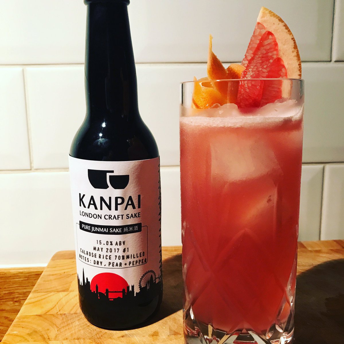 KanpaiLondon's tweet photo. It's nearly time! Come to @hopburnsblack from 4pm to sample our savoury #sake cocktails! #peckham #eastdulwich #locallaunch #brew https://t.co/z9DsYEh6xK