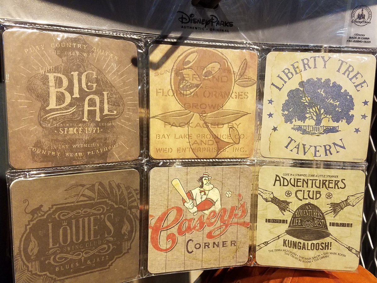 DisneyFoodiesFB's tweet photo. Absolutely love this Coaster Set seen in Mouse Gear at #Epcot! #WaltDisneyWorld https://t.co/eM4GLl5SZf