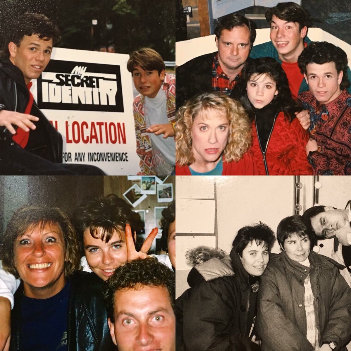 ChristineScaini's tweet image. Feeling nostalgic @MrJerryOC .    These are my behind the scene photos from #mysecretidentity where I met my husband @ScainiStefan