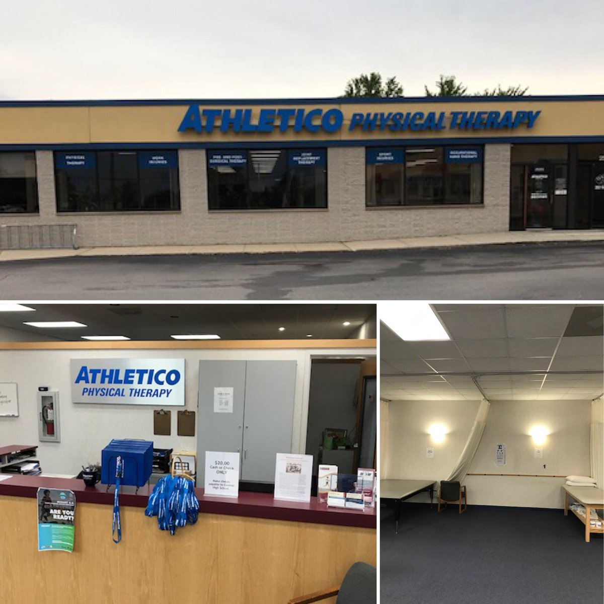 Athletico's tweet photo. Athletico #PaddockLake is providing high school physicals to students of Westosha Central High School today - Go Falcons!! 👍 https://t.co/XCUDVS4E9S