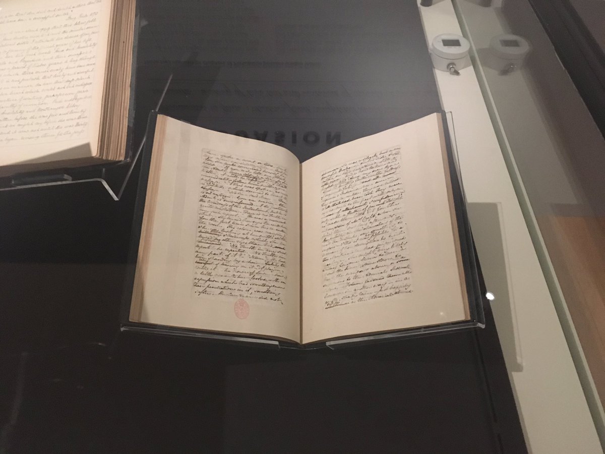 So today I saw an original manuscript of Persuasion!!! #janeausten200 #JaneAusten #books