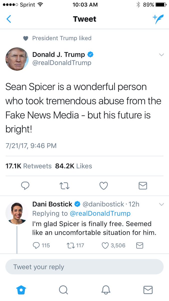 KatherineErich's tweet photo. The fact that he liked his own tweet adds insult to injury... I'm sad that https://t.co/330vqV4Uh9