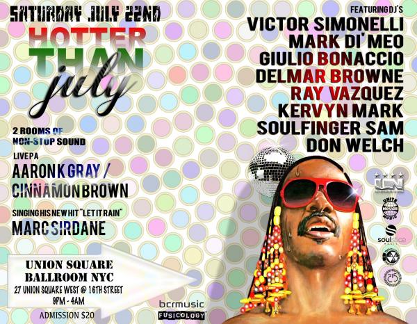 fusicology's tweet photo. Tonight NYC @veronicapromos #HotterThanJuly w/ @VictorSimonelli @markdimeo @AaronKGray @ #UnionSquareBallroom https://t.co/KgpegkY7Fg https://t.co/nNWFtrrFmd