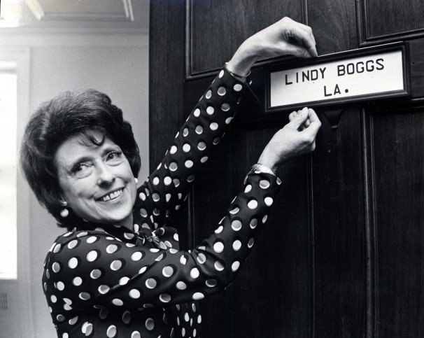 LaPoliticsNow's tweet photo. First Louisiana woman elected to Congress, Lindy Boggs, died on this date in 2013. Was also US ambassador to Vatican. #lalege #lagov https://t.co/hjZYvkwTrF