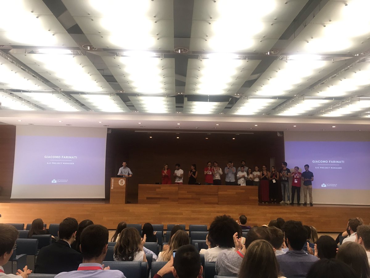 The staff of #SJC2017! thank you <a href="/JEMEBocconi/">JEME Bocconi</a> for the amazing conference #TogetherWeGrow