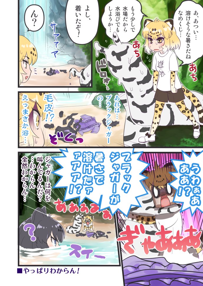 わかる!ブラックジャガーさん。今日も暑かった。 