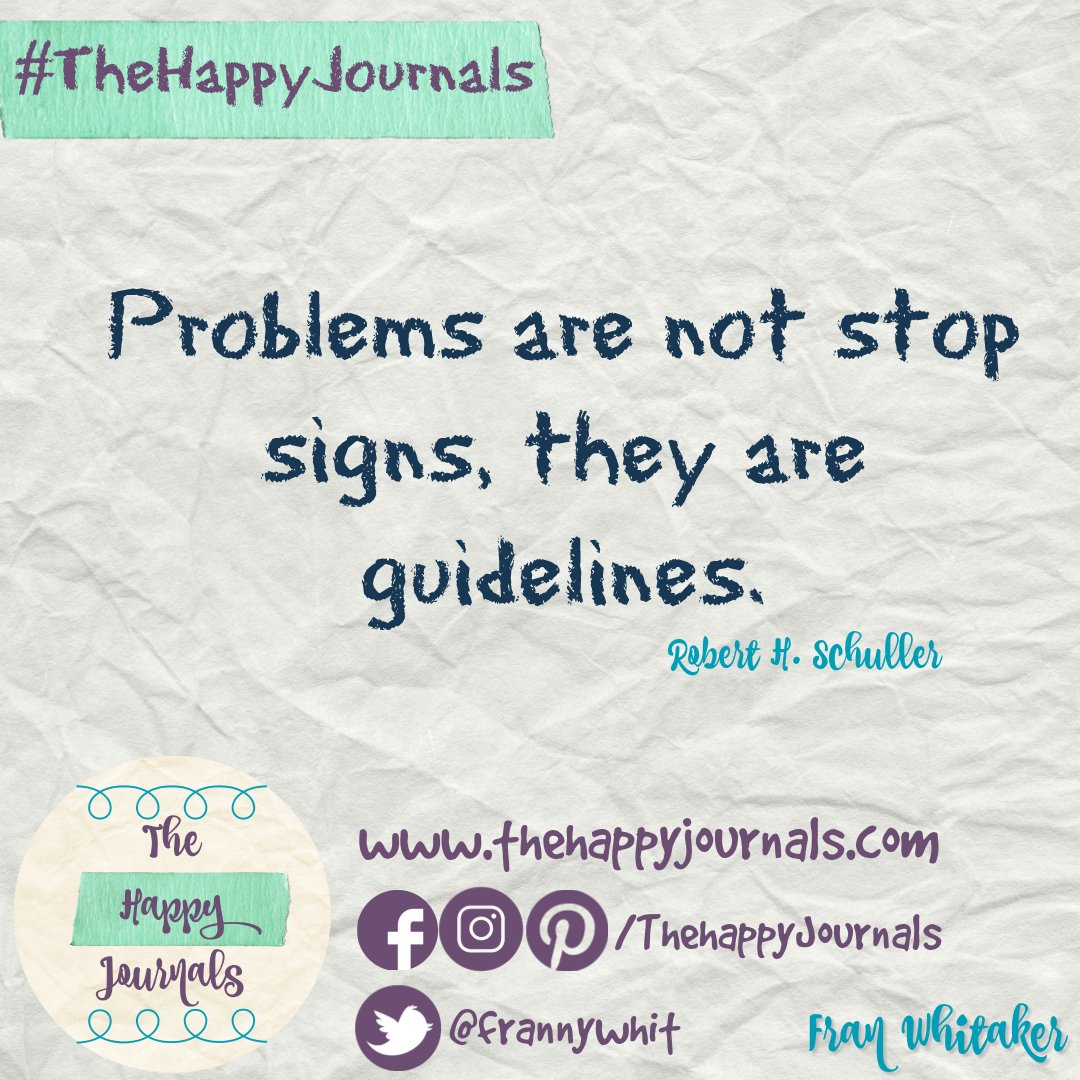 Frannywhit's tweet photo. Problems should never stop you. Just take a breath and solve them! #TheHappyJournals #Mindsett #change https://t.co/4yZBAldXW0