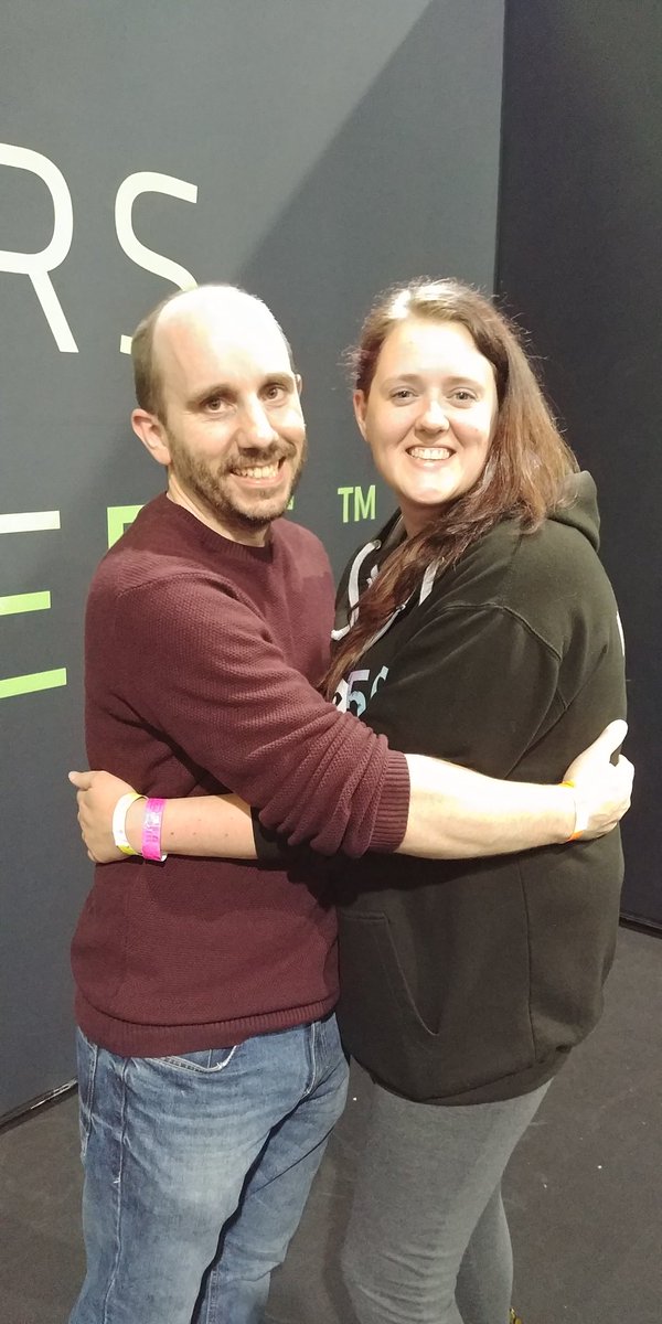 B4WBAG's tweet photo. Bumped into these two numpties at #InsomniaScotland ๐ @JamesMattWeir @Nibblypig https://t.co/zFBxxyFZRo