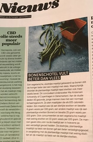 Volgens Gezondnu kun je beter een bonenschotel eten in plaats van een maaltijd met vlees. Dat vinden wij nou ook :) #blijeboon