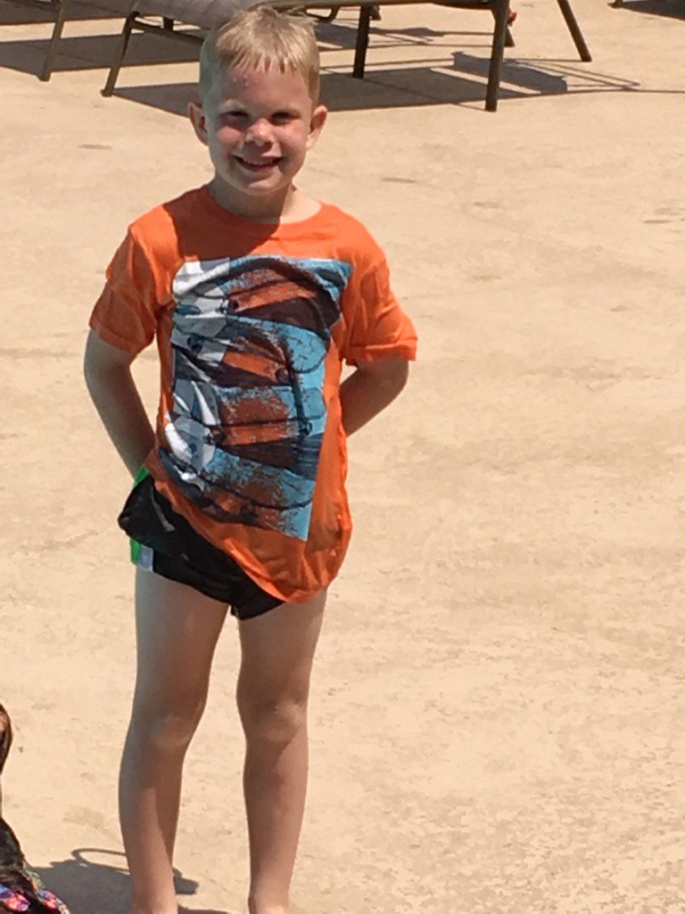 HattCountryClub's tweet photo. One of our campers getting out of the pool just for his photo! Smile Daniel! 😀 https://t.co/2G9lA6qDkT