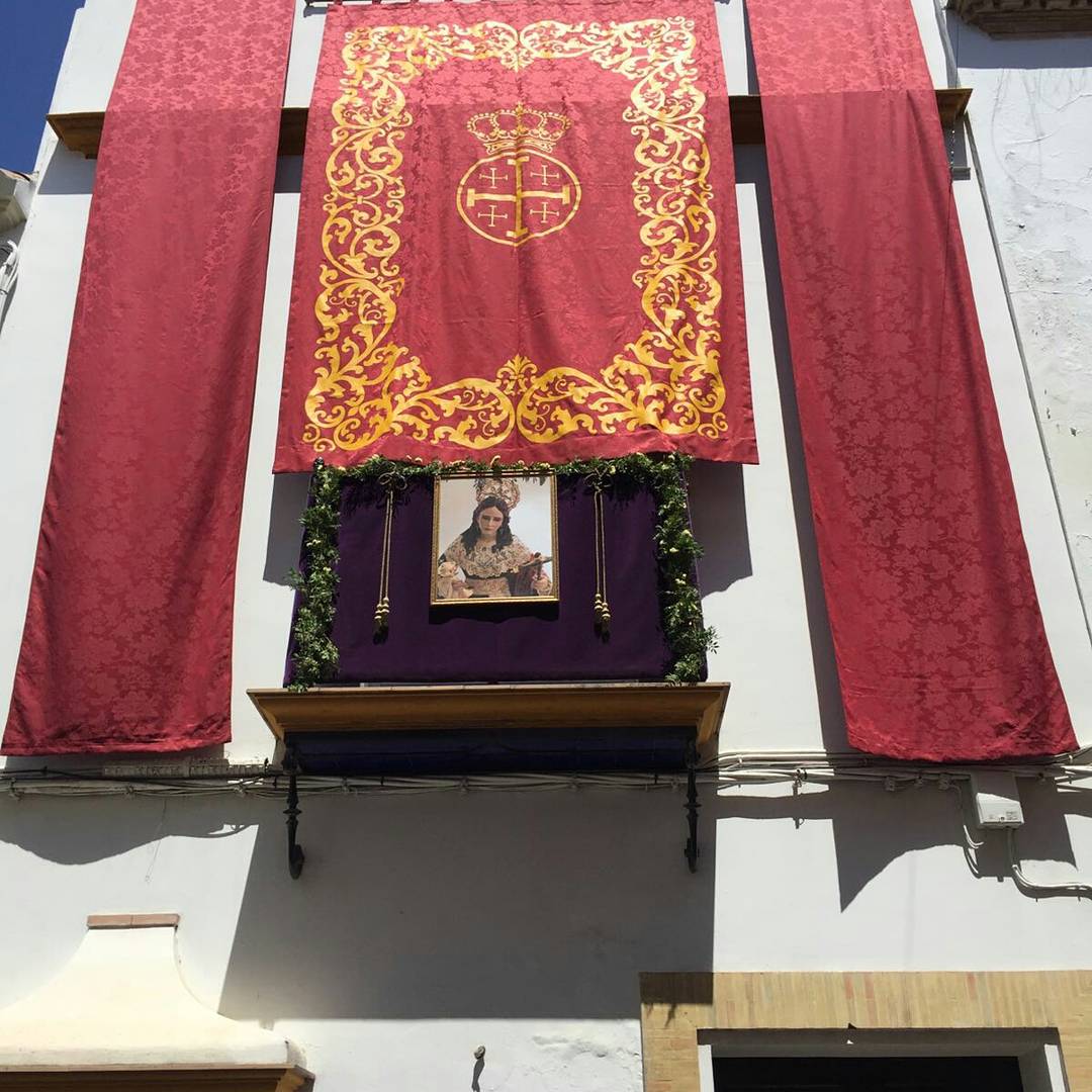 para el paso de nuestra Patrona Santa María Magdalena. Todo listo para disfrutar de este día tan bonito en Arahal.