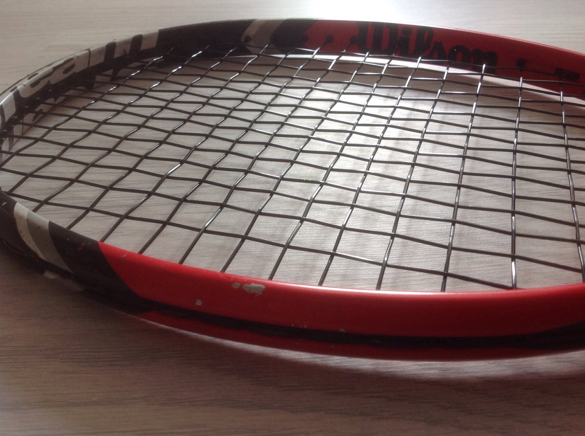 tennisstringer's tweet photo. Latest restring: Pro Supex Super Nova Hex (1.28mm, Black) @56lbs in Wilson Steam 99S (16x15) #tennis #tennisstringer https://t.co/HaSJN2RnKs