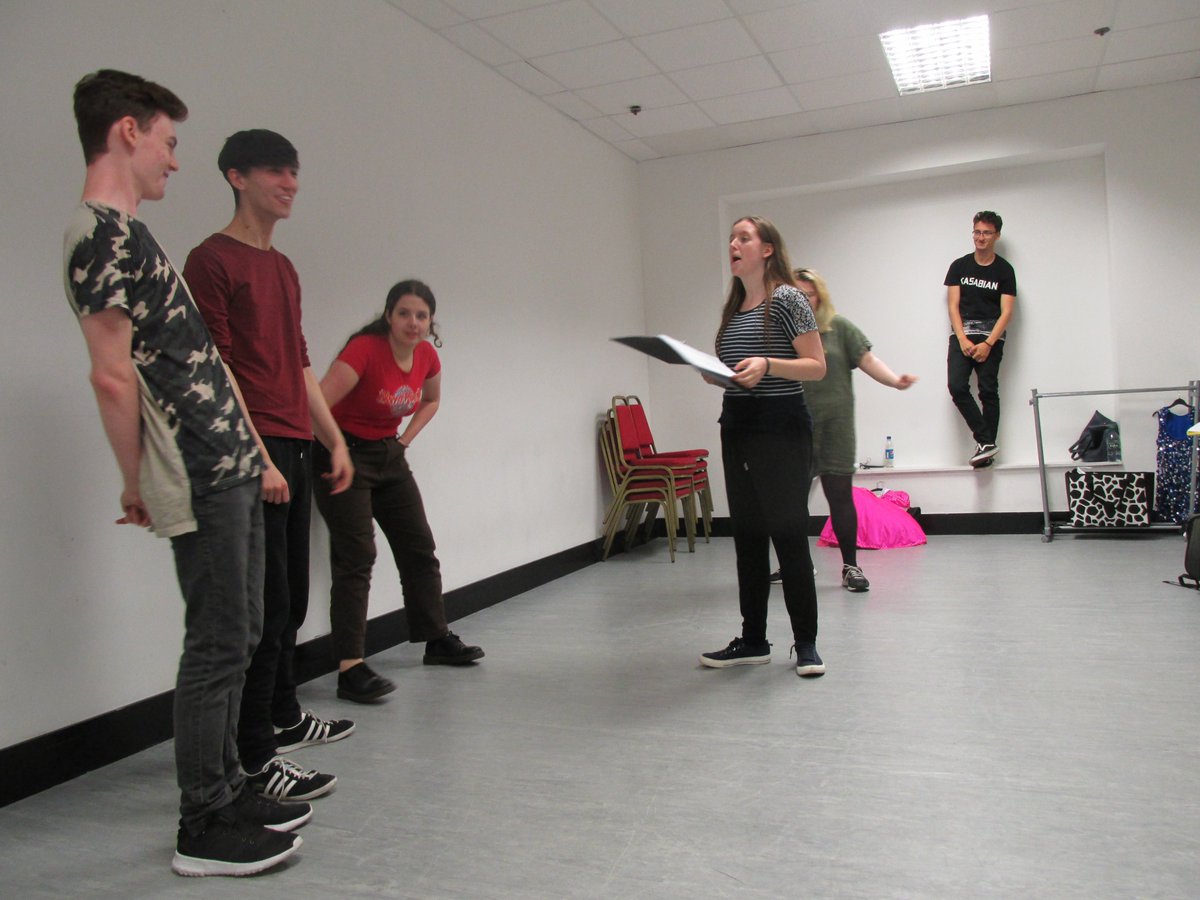 LowhurstProd's tweet photo. Productive day of rehearsals for Much Ado at @SalfordArts @GMFringe https://t.co/qVk6OKBhZ9