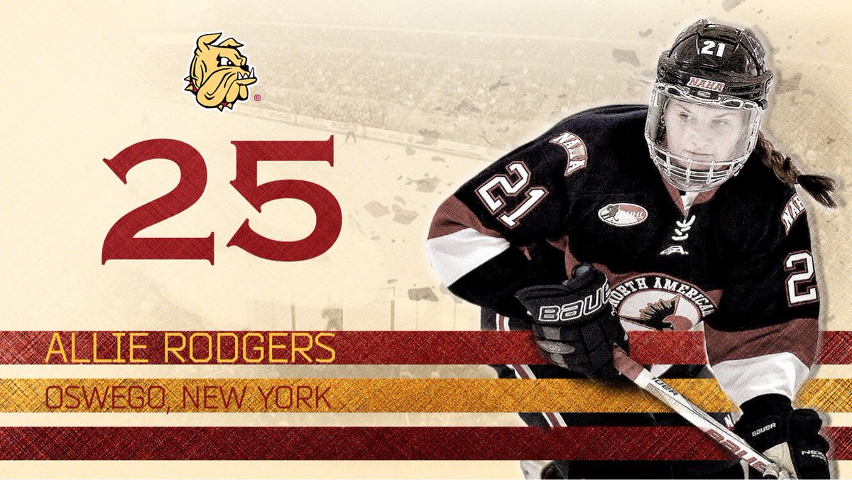 UMDWHockey's tweet photo. Freshman forward @allierodgers004 will wear #25 in Maroon & Gold! #NewDogsNewDigits https://t.co/vMoLkLkh7Z